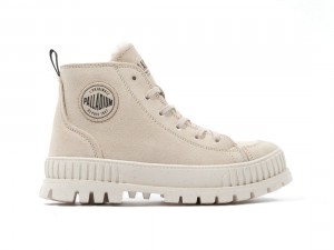 Beige Palladium Pallashock Zip Warm Men Winter Boots | Saudi Arabia-RC8604537