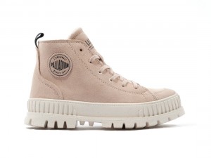 Beige Palladium Pallashock Zip Warm Women Winter Boots | Saudi Arabia-IP2167590