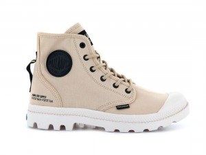 Beige Palladium Pampa Hi Htg Supply Women Boots | Saudi Arabia-GR0521479