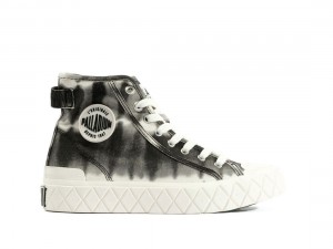 Black Palladium Palla Ace Mid Tiedye Women Sneakers | Saudi Arabia-JC7485019