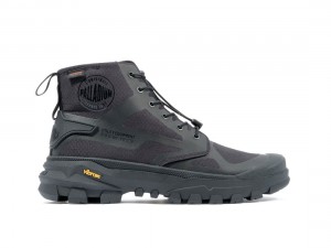 Black Palladium Pallarider Cuff Wpa Men Boots | Saudi Arabia-VJ0579183