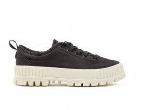 Black Palladium Pallashock Lo Organic 2 Men Sneakers | Saudi Arabia-VB2754901