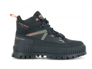 Black Palladium Pallashock Travel Wp+ Kids' Boots | Saudi Arabia-BP0652839