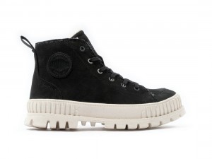 Black Palladium Pallashock Zip Warm Women Winter Boots | Saudi Arabia-FE4380921