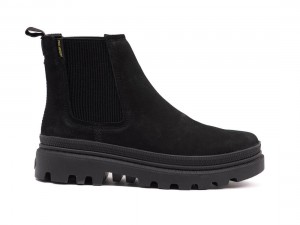 Black Palladium Pallatrooper Chelsea Women Boots | Saudi Arabia-CY9124805