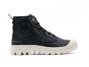 Black Palladium Pampa Hi Re-vegan Lth Women Boots | Saudi Arabia-BH1962453