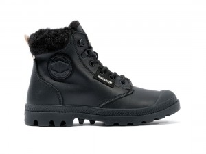 Black Palladium Pampa Hi Snow Warm Women Winter Boots | Saudi Arabia-IR2387645