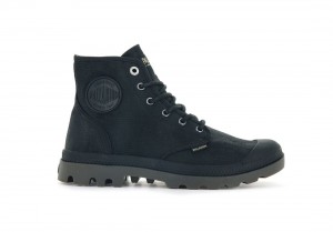 Black Palladium Pampa Hi Wax Women Boots | Saudi Arabia-BD7513204