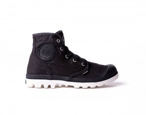 Black Palladium Pampa Hi Women Boots | Saudi Arabia-IV7014286