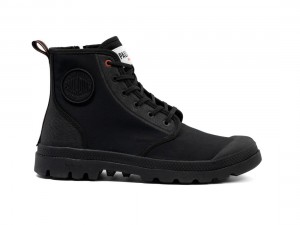Black Palladium Pampa Lite+ Hi Paris Women Boots | Saudi Arabia-HO5874069