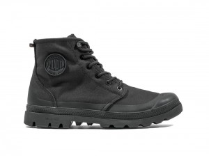 Black Palladium Pampa Rcyl Lt+wp+zip Women Boots | Saudi Arabia-QN4136057