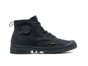 Black Palladium Pampa Sp20 Hi Wax Men Boots | Saudi Arabia-TC0326958