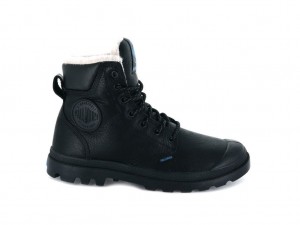 Black Palladium Pampa Sport Cuff Wps Men Winter Boots | Saudi Arabia-HD9847510