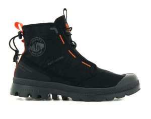 Black Palladium Pampa Travel Lite Kids' Boots | Saudi Arabia-DU4832567