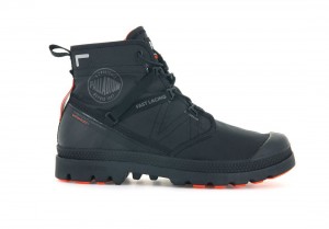 Black Palladium Pampa Travel Lite+ Waterproof Men Boots | Saudi Arabia-KO4761052