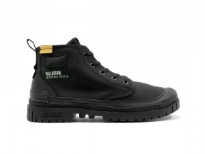 Black Palladium Sp20 Hi Tech Women Boots | Saudi Arabia-BO0314798