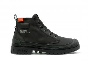Black Palladium Sp20 Hi Wp+ Men Boots | Saudi Arabia-ZW9284057