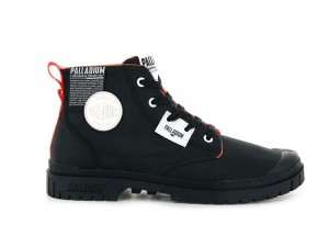 Black Palladium Sp20 Overlab Men Boots | Saudi Arabia-CD4039872