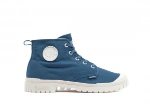 Blue Palladium Pampa Sp20 Hi Canvas Women Boots | Saudi Arabia-JZ5364918