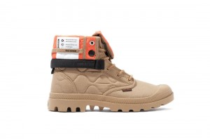 Brown Palladium Baggy Re-quilted Men Boots | Saudi Arabia-BF5367091