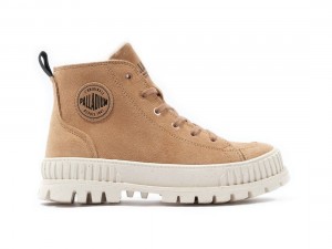 Brown Palladium Pallashock Zip Warm Women Winter Boots | Saudi Arabia-BW7426315