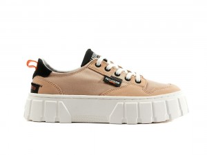 Brown Palladium Pallatower Lo Women Sneakers | Saudi Arabia-GO3108475