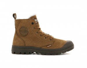 Brown Palladium Pampa Hi Zip Wl Men Winter Boots | Saudi Arabia-HK5873142