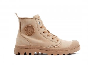 Brown Palladium Pampa Hi Zip Wl Women Winter Boots | Saudi Arabia-LB6140723