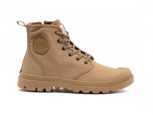 Brown Palladium Pampa Lite+ Hi Paris Men Boots | Saudi Arabia-OW3075814