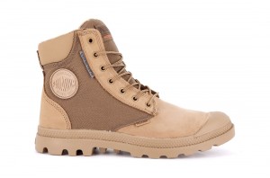 Brown Palladium Pampa Sc Wpn U-s Women Boots | Saudi Arabia-EK5687921