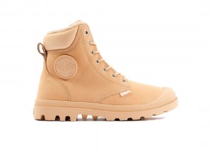Brown Palladium Pampa Sport Cuff Wps Men Winter Boots | Saudi Arabia-ND4157038
