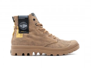 Brown Palladium Pampa Surplus Men Boots | Saudi Arabia-OJ4187265