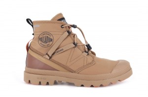 Brown Palladium Pampa Travel Lite+ Waterproof Women Boots | Saudi Arabia-DE9271360