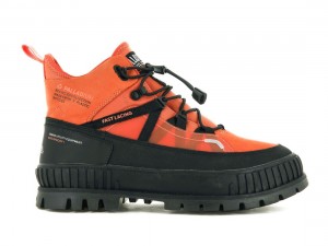 Coral / Black Palladium Pallashock Travel Wp+ Men Boots | Saudi Arabia-DI3198460