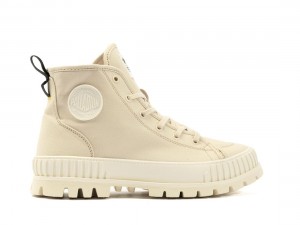 Cream Palladium Pallashock Organic 2 Kids' Sneakers | Saudi Arabia-VG1027568