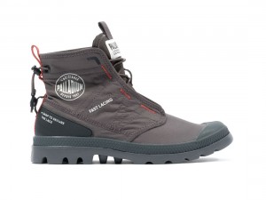 Dark Brown Palladium Pampa Travel Lite Rs Men Boots | Saudi Arabia-FQ0976431