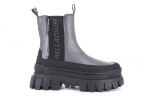 Dark Silver Palladium Revolt Chelsea Ranger Women Boots | Saudi Arabia-MS4873026