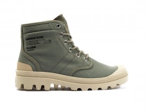 Green Palladium Pallabrousse Workwear Kids' Boots | Saudi Arabia-GD5782146