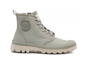 Green Palladium Pampa Lite+ Hi Paris Women Boots | Saudi Arabia-KG2516730