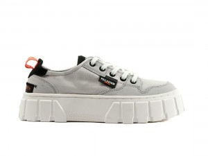 Grey Palladium Pallatower Lo Women Sneakers | Saudi Arabia-EW6254719