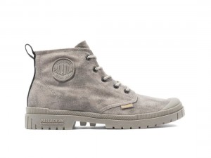 Grey Palladium Pampa Sp20 Hi Wax Men Boots | Saudi Arabia-UH5741398