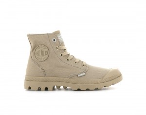 Khaki Palladium Mono Chrome Men Boots | Saudi Arabia-YO5096817