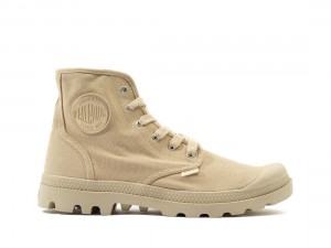 Khaki Palladium Pampa Hi Men Boots | Saudi Arabia-ID2947316