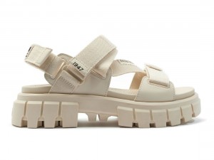 Khaki Palladium Revolt Mono Women Sandals | Saudi Arabia-FI1703289