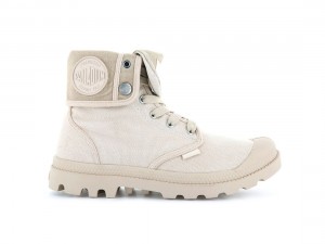 Light Beige Palladium Baggy Men Boots | Saudi Arabia-RE7318956