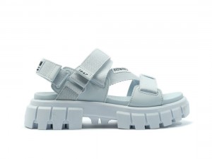 Light Blue Palladium Revolt Mono Women Sandals | Saudi Arabia-FX8436250