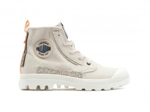 Light Khaki Palladium Pampa Underlayer Women Boots | Saudi Arabia-RO8496157