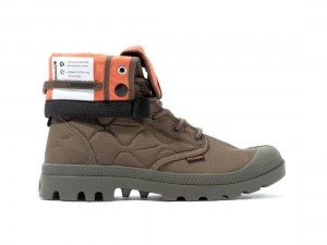 Olive Palladium Baggy Re-quilted Women Boots | Saudi Arabia-HT8692703
