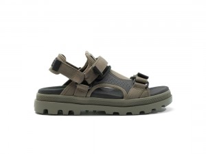 Olive Palladium Palladune Og Sport Women Sandals | Saudi Arabia-SQ6159327