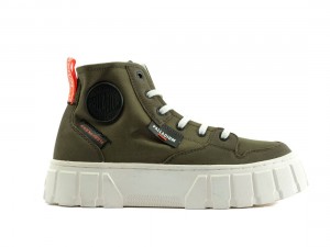 Olive Palladium Pallatower Hi Women Boots | Saudi Arabia-DW2189504
